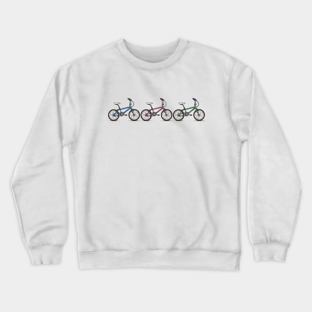 Pick Your Freestyle BMX! Crewneck Sweatshirt by Hucker Apparel